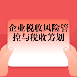 《企业税收风险管控与税收筹划》