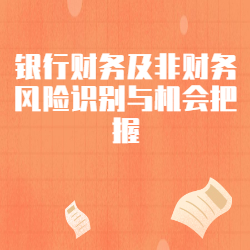 《银行财务及非财务风险识别与机会把握》